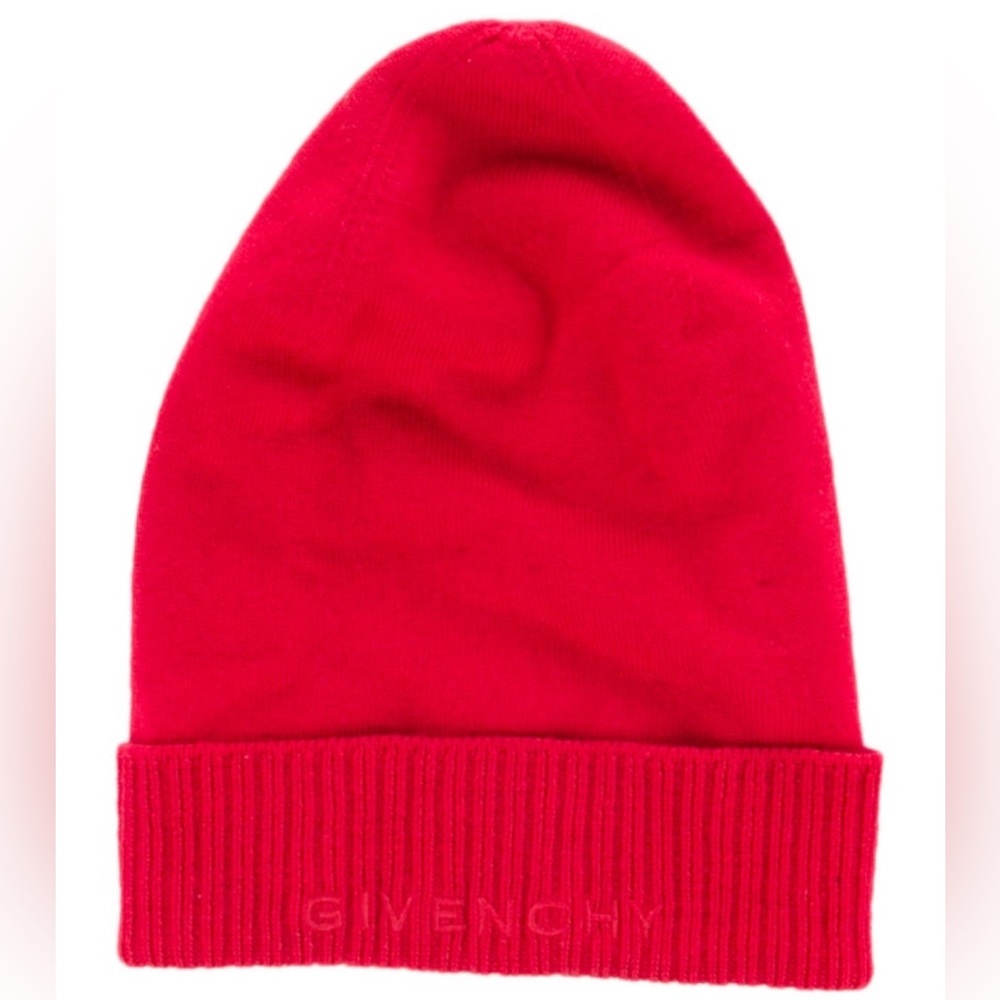 Embroided Givenchy Wool Beanie